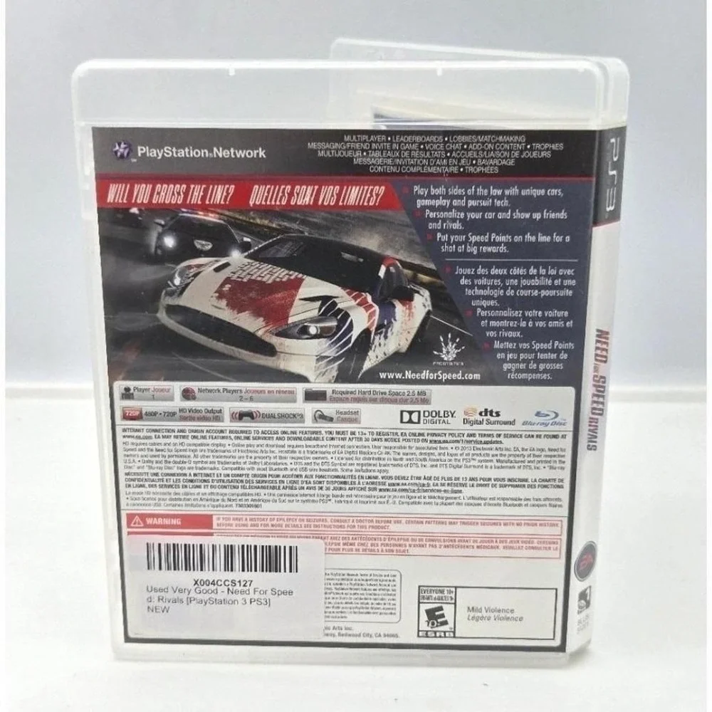 Need for Speed Rivals - Playstation 3 PS3 CIB
